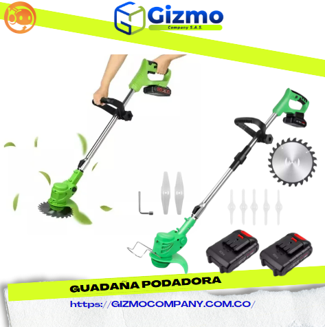 Guadaña Podadora Inalambrica 2 Baterias